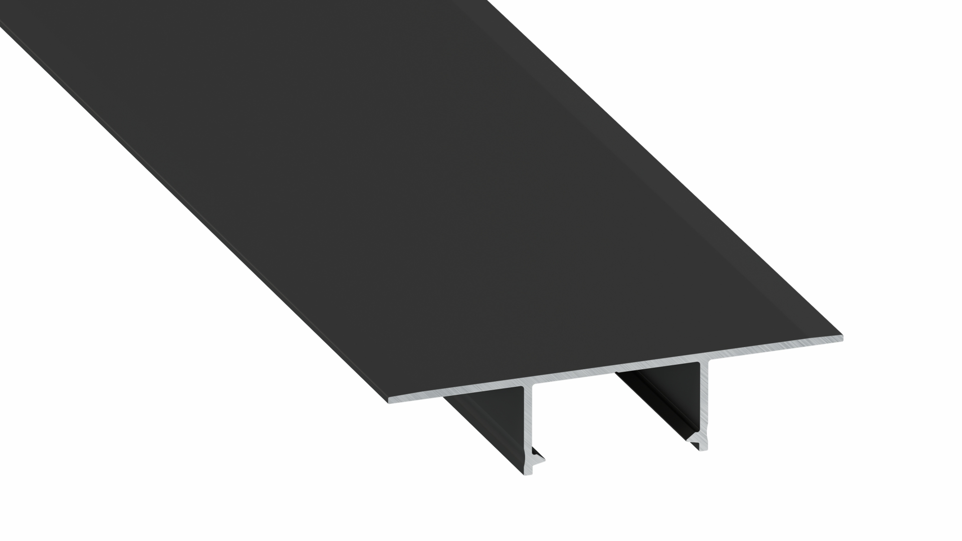 Profile LUMINES type Plato black lacquered 6,15 m